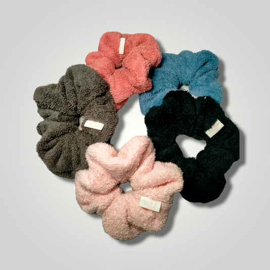 BABY PINK TOWEL SCRUNCHIE